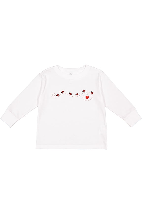 Ladybug Trail Girls Long Sleeve Toddler T-Shirt
