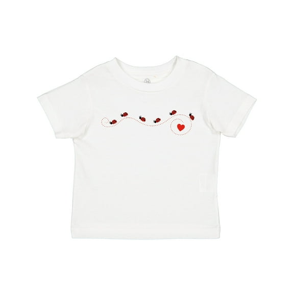 Inktastic Ladybug Trail Girls Toddler T-Shirt
