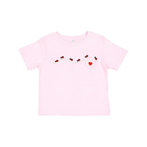 Inktastic Ladybug Trail Girls Toddler T-Shirt