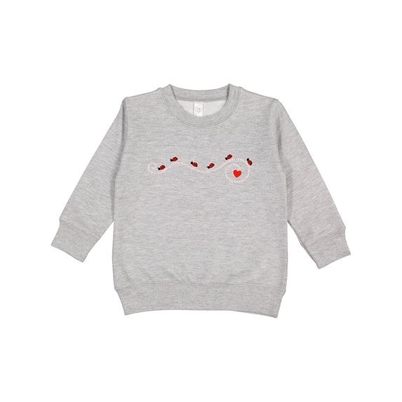Inktastic Ladybug Trail Toddler Sweatshirt