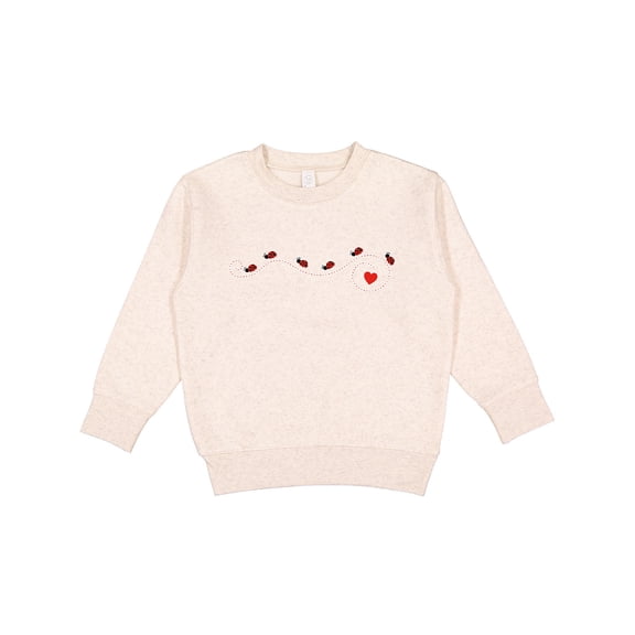 Inktastic Ladybug Trail Toddler Sweatshirt