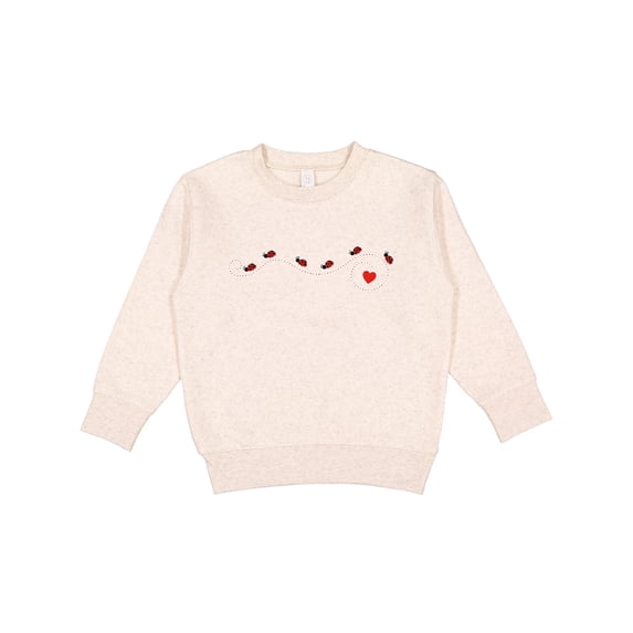 Inktastic Ladybug Trail Toddler Sweatshirt