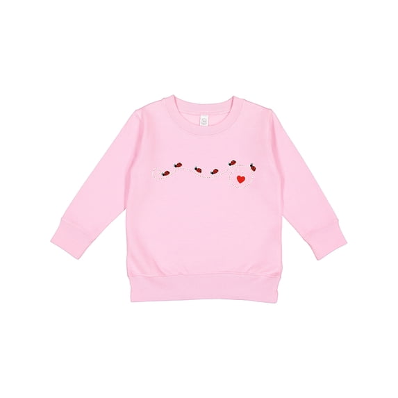 Inktastic Ladybug Trail Toddler Sweatshirt