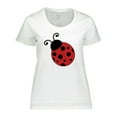 thumbnail image 1 of Inktastic Ladybug Women's Plus Size T-Shirt, 1 of 5