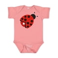 thumbnail image 1 of Inktastic Ladybug with a White Heart Girls Baby Bodysuit, 1 of 5
