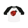 thumbnail image 1 of Inktastic Ladybug with a White Heart Girls Toddler T-Shirt, 1 of 5