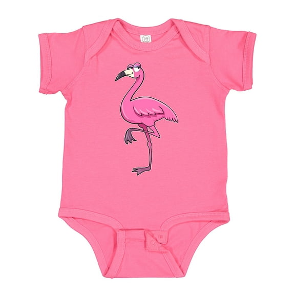 Inktastic Ladylike Flamingo Boys or Girls Baby Bodysuit