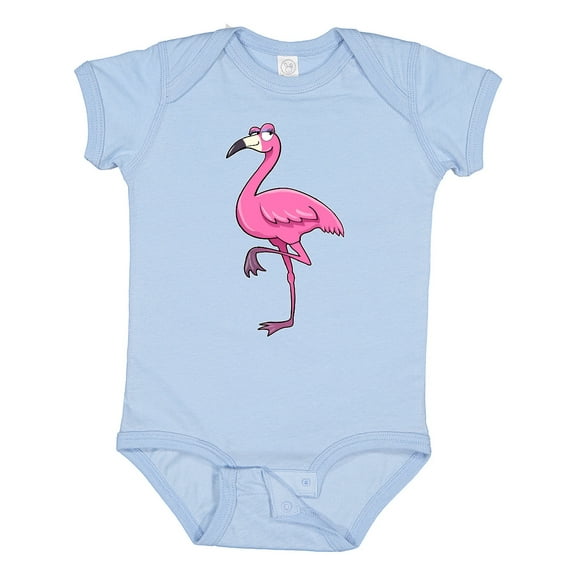 Inktastic Ladylike Flamingo Boys or Girls Baby Bodysuit
