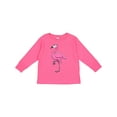 thumbnail image 1 of Inktastic Ladylike Flamingo Boys or Girls Long Sleeve Toddler T-Shirt, 1 of 5