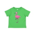 thumbnail image 1 of Inktastic Ladylike Flamingo Boys or Girls Toddler T-Shirt, 1 of 5