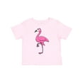 thumbnail image 1 of Inktastic Ladylike Flamingo Boys or Girls Toddler T-Shirt, 1 of 5