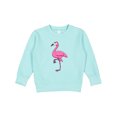 thumbnail image 1 of Inktastic Ladylike Flamingo Toddler Sweatshirt, 1 of 4