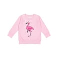 thumbnail image 1 of Inktastic Ladylike Flamingo Toddler Sweatshirt, 1 of 4