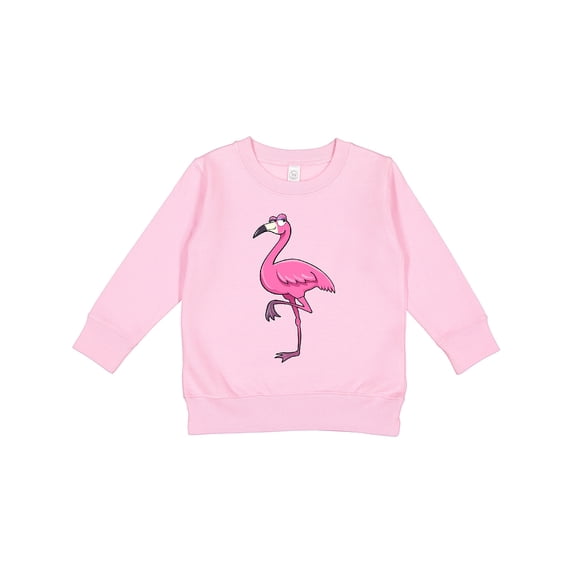 Inktastic Ladylike Flamingo Toddler Sweatshirt