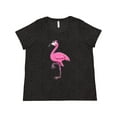 thumbnail image 1 of Inktastic Ladylike Flamingo Women's Plus Size T-Shirt, 1 of 5