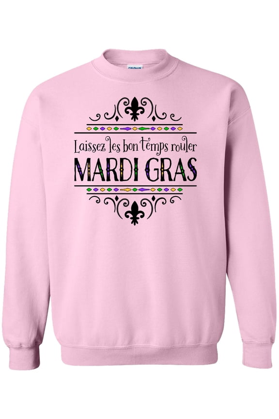 Laissez Les Bon Temps Rouler Mardi Gras Adult Sweatshirt