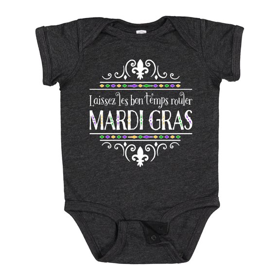 Inktastic Laissez Les Bon Temps Rouler Mardi Gras Boys or Girls Baby Bodysuit