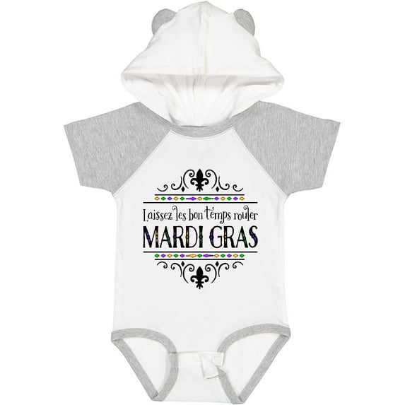 Inktastic Laissez Les Bon Temps Rouler Mardi Gras Boys or Girls Baby Bodysuit