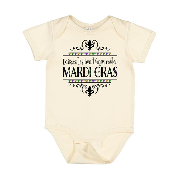 Inktastic Laissez Les Bon Temps Rouler Mardi Gras Boys or Girls Baby Bodysuit