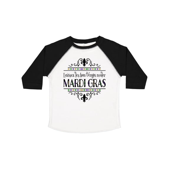 Inktastic Laissez Les Bon Temps Rouler Mardi Gras Boys or Girls Toddler T-Shirt