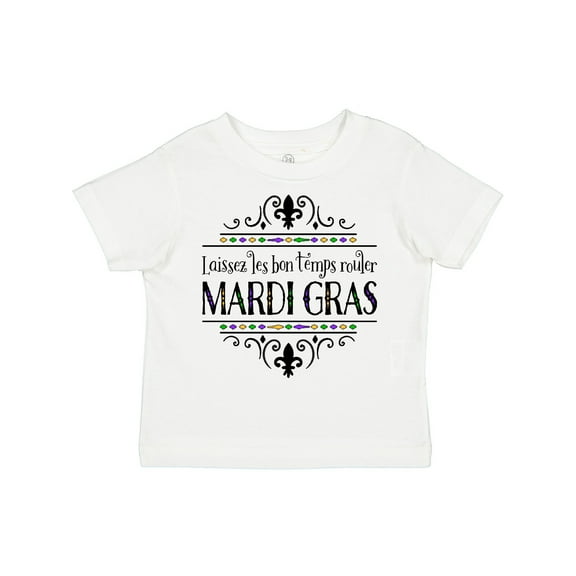 Inktastic Laissez Les Bon Temps Rouler Mardi Gras Boys or Girls Toddler T-Shirt
