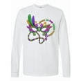 thumbnail image 1 of Inktastic Laissez Les Bon Temps Rouler Mardi Gras Mask Long Sleeve T-Shirt, 1 of 5