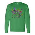 thumbnail image 1 of Inktastic Laissez Les Bon Temps Rouler Mardi Gras Mask Long Sleeve T-Shirt, 1 of 5