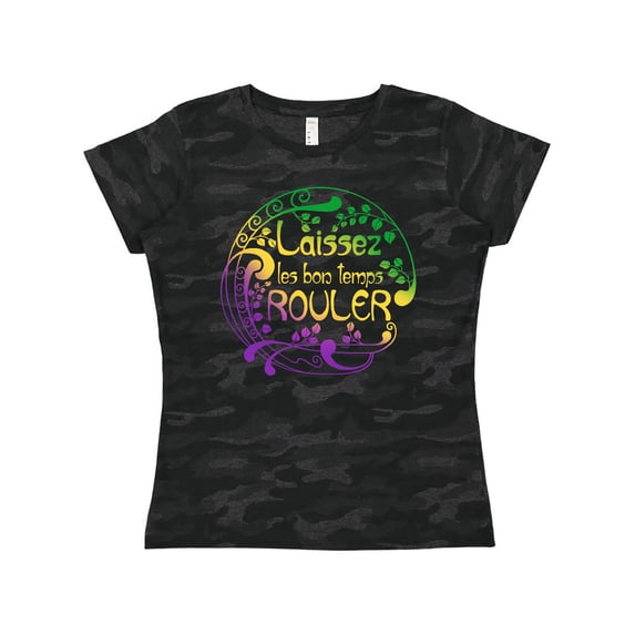 Inktastic Laissez Les Bon Temps Rouler- Mardi Gras Women's T-Shirt