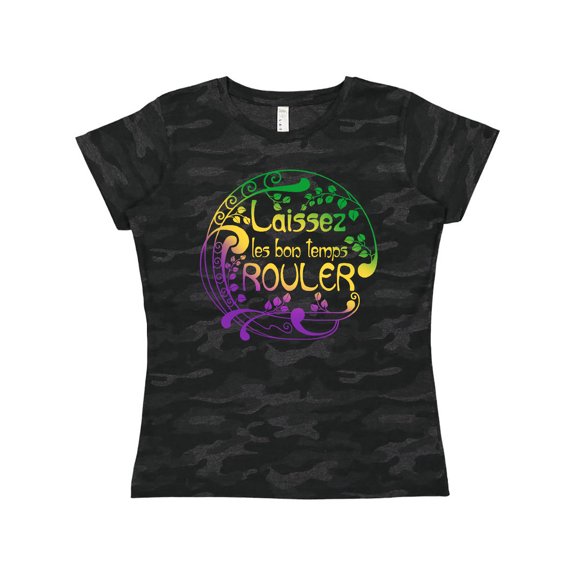 Inktastic Laissez Les Bon Temps Rouler- Mardi Gras Women's T-Shirt