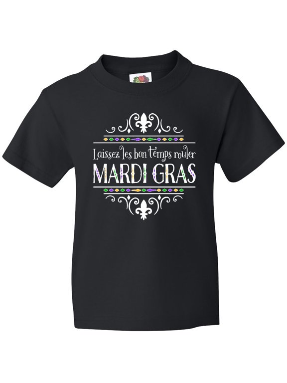 Laissez Les Bon Temps Rouler Mardi Gras Youth T-Shirt