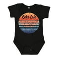 thumbnail image 1 of Inktastic Lake Erie Distressed Retro Sunset Boys or Girls Baby Bodysuit, 1 of 5