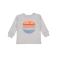 thumbnail image 1 of Inktastic Lake Erie Distressed Retro Sunset Boys or Girls Long Sleeve Toddler T-Shirt, 1 of 5