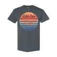 thumbnail image 1 of Inktastic Lake Erie Distressed Retro Sunset T-Shirt, 1 of 5