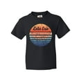 thumbnail image 1 of Inktastic Lake Erie Distressed Retro Sunset Youth T-Shirt, 1 of 5