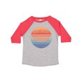 thumbnail image 1 of Inktastic Lake Placid Retro Sunset Boys or Girls Toddler T-Shirt, 1 of 5