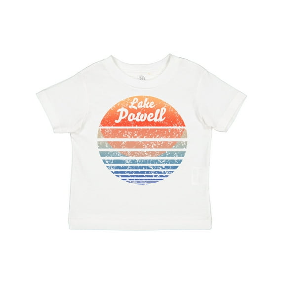 Inktastic Lake Powell Distressed Retro Sunset Boys or Girls Toddler T-Shirt