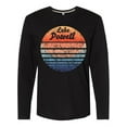 thumbnail image 1 of Inktastic Lake Powell Distressed Retro Sunset Long Sleeve T-Shirt, 1 of 5
