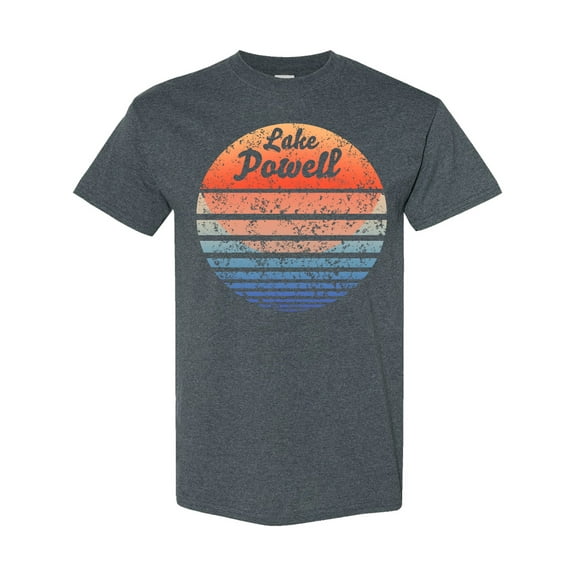 Inktastic Lake Powell Distressed Retro Sunset T-Shirt