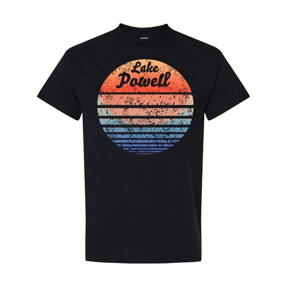 Inktastic Lake Powell Distressed Retro Sunset T-Shirt