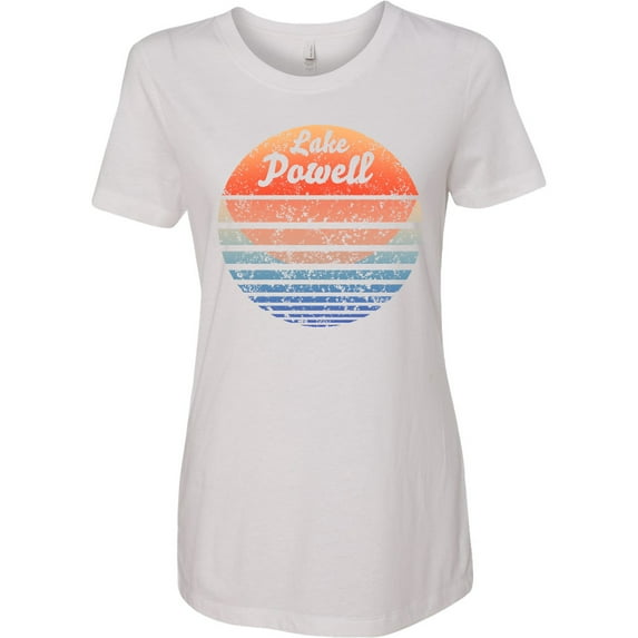 Inktastic Lake Powell Distressed Retro Sunset Women's T-Shirt