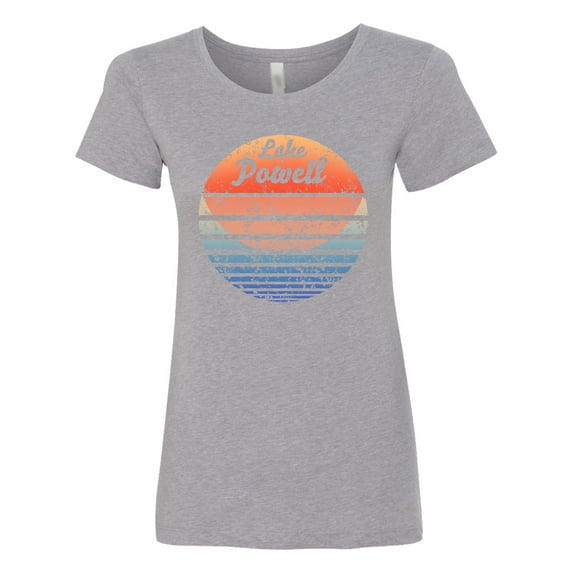 Inktastic Lake Powell Distressed Retro Sunset Women's T-Shirt