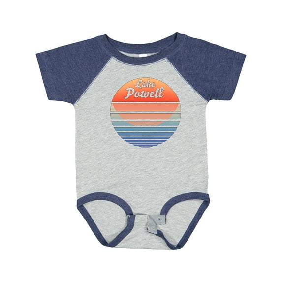 Inktastic Lake Powell Retro Sunset Boys or Girls Baby Bodysuit