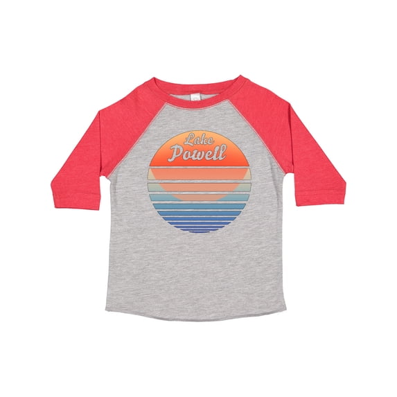 Inktastic Lake Powell Retro Sunset Boys or Girls Toddler T-Shirt