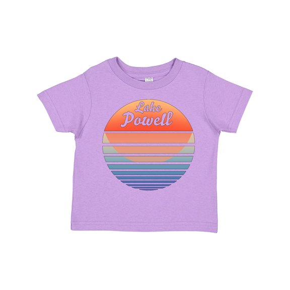 Inktastic Lake Powell Retro Sunset Boys or Girls Toddler T-Shirt