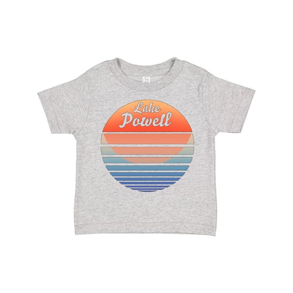 Inktastic Lake Powell Retro Sunset Boys or Girls Toddler T-Shirt