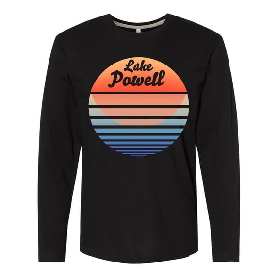 Inktastic Lake Powell Retro Sunset Long Sleeve T-Shirt