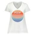thumbnail image 1 of Inktastic Lake Powell Retro Sunset Women's Plus Size V-Neck T-Shirt, 1 of 5