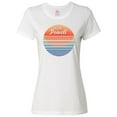 thumbnail image 1 of Inktastic Lake Powell Retro Sunset Women's T-Shirt, 1 of 5