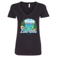 thumbnail image 1 of Inktastic Lake Tahoe Women's V-Neck T-Shirt, 1 of 5