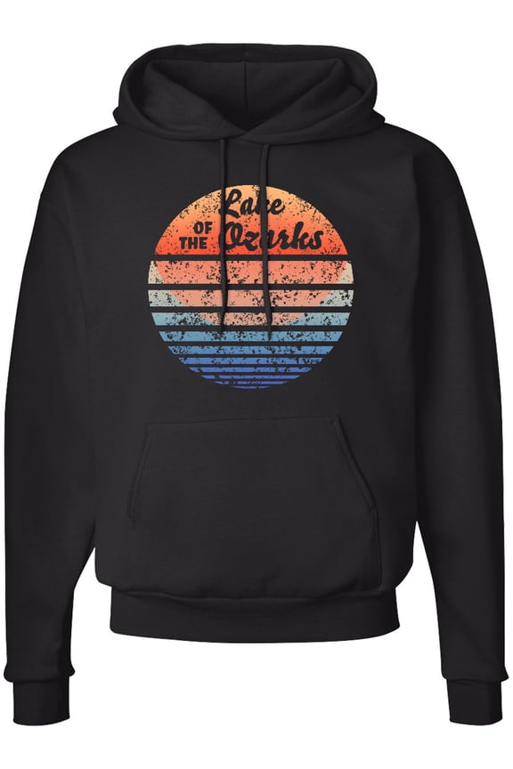 Lake of the Ozarks Distressed Retro Sunset Adult Hoodie Sweatshirt